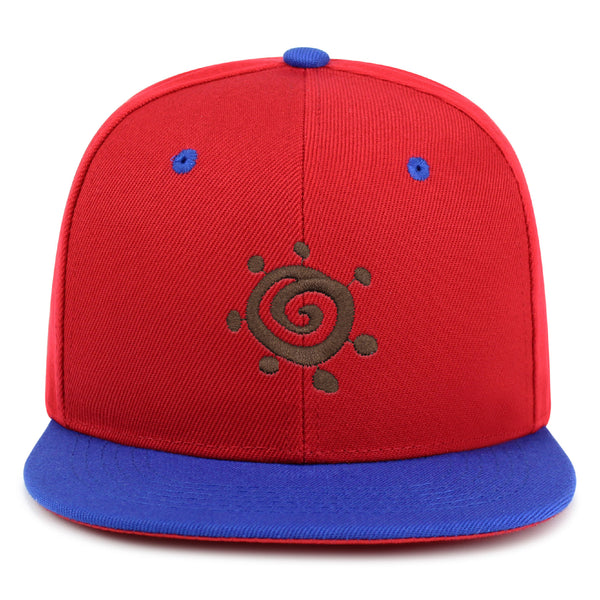 Indian Kokopelli Snapback Hat Embroidered Hip-Hop Baseball Cap Traditional Symbol