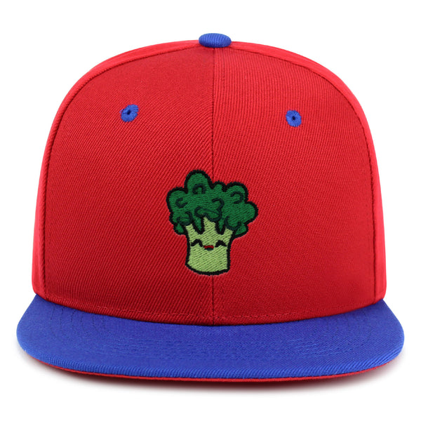 Broccoli Snapback Hat Embroidered Hip-Hop Baseball Cap Vegan Vegetable