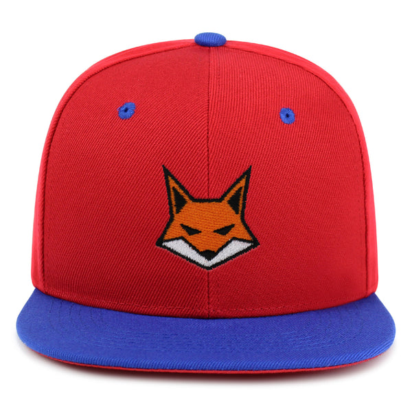 Fox Face Snapback Hat Embroidered Hip-Hop Baseball Cap Wild Animal