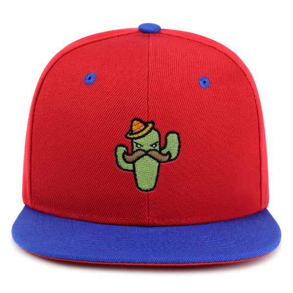 Cactus Snapback Hat Embroidered Hip-Hop Baseball Cap Cowboy Mexican American