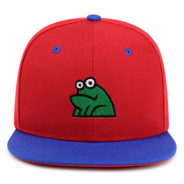 Frog Snapback Hat Embroidered Hip-Hop Baseball Cap Funny