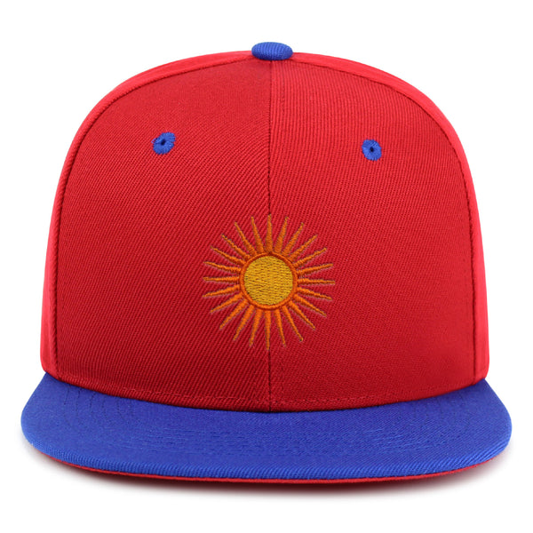 Sun Snapback Hat Embroidered Hip-Hop Baseball Cap Sunny Summer