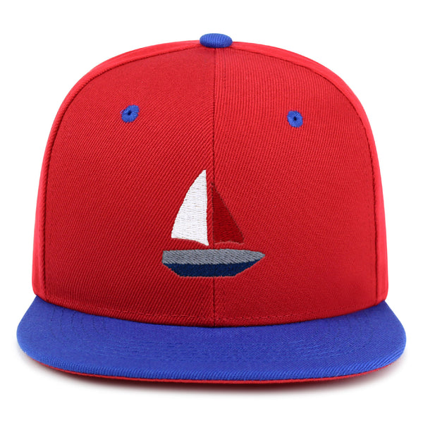 Cute Boat Snapback Hat Embroidered Hip-Hop Baseball Cap Sailor Ocean