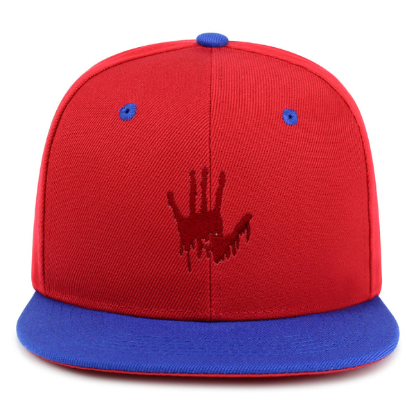 Bloody Hand Snapback Hat Embroidered Hip-Hop Baseball Cap Horror