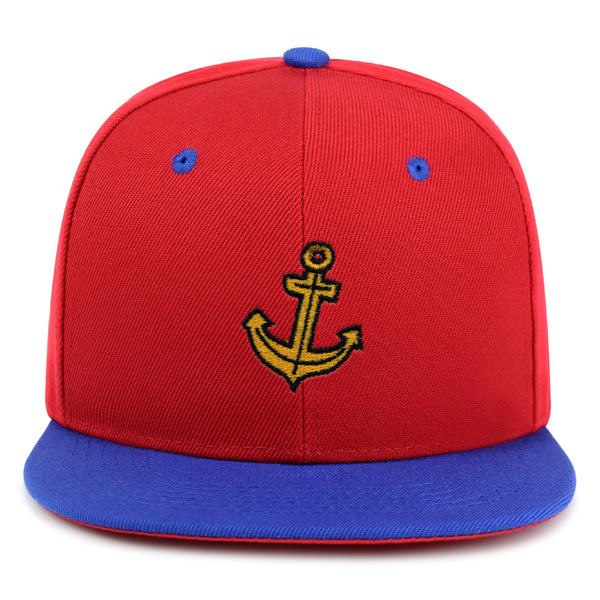 Anchor Snapback Hat Embroidered Hip-Hop Baseball Cap Boat Pirate