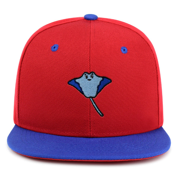 Stingray Snapback Hat Embroidered Hip-Hop Baseball Cap Fishing Ocean