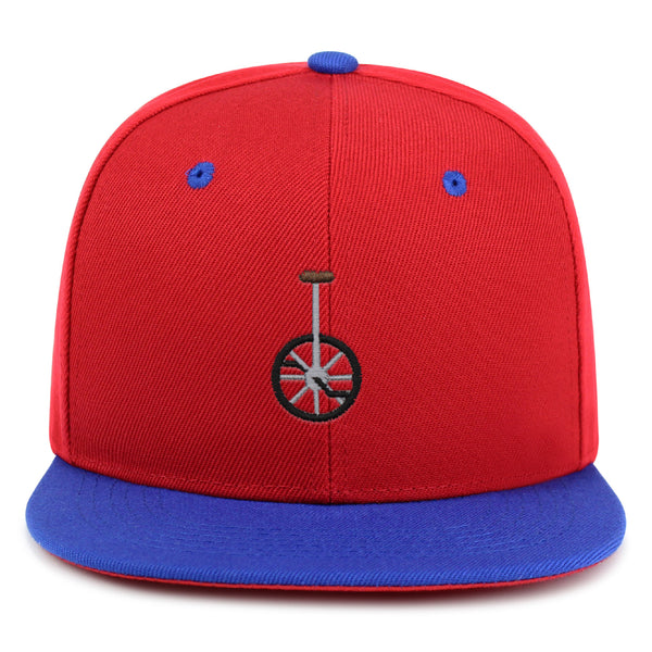 Unicycle Snapback Hat Embroidered Hip-Hop Baseball Cap Circus Bicycle