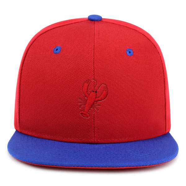 Lobster Snapback Hat Embroidered Hip-Hop Baseball Cap Seafood