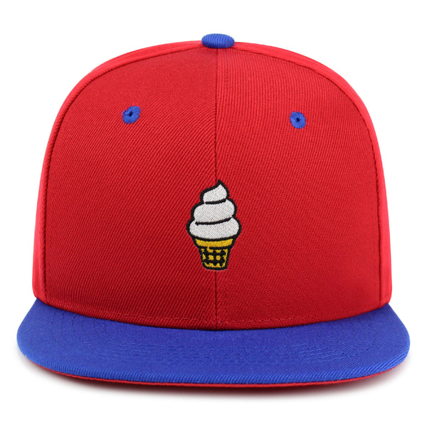 Ice cream Cone Snapback Hat Embroidered Hip-Hop Baseball Cap Cute