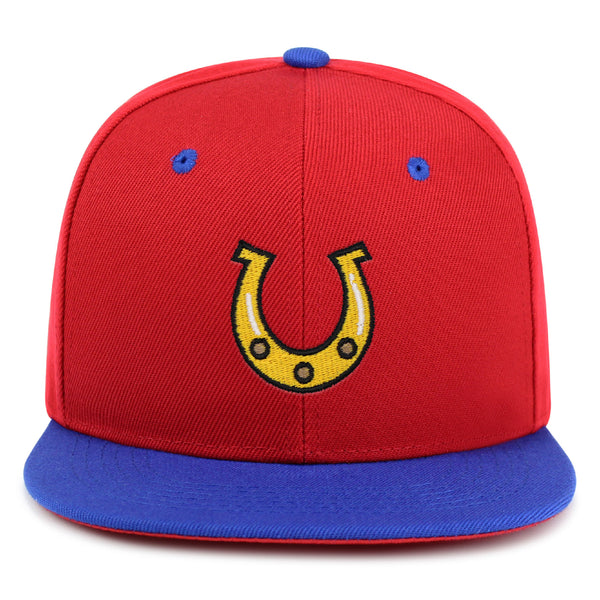 Horseshoe Snapback Hat Embroidered Hip-Hop Baseball Cap Cowboy