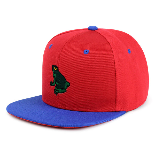 Frog Snapback Hat Embroidered Hip-Hop Baseball Cap Pond