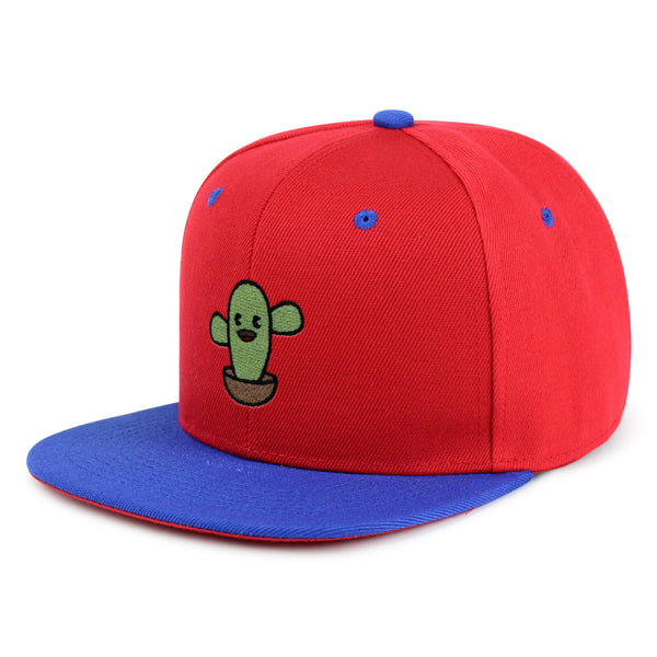 Cute Cactus Snapback Hat Embroidered Hip-Hop Baseball Cap Desert