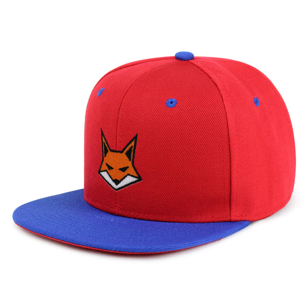 Fox Face Snapback Hat Embroidered Hip-Hop Baseball Cap Wild Animal