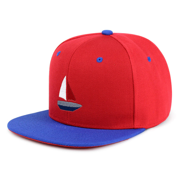 Cute Boat Snapback Hat Embroidered Hip-Hop Baseball Cap Sailor Ocean