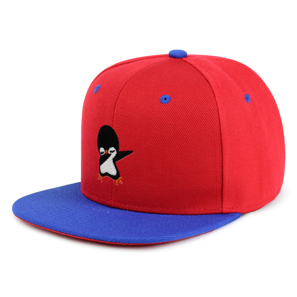 Dabbing Penguin Snapback Hat Embroidered Hip-Hop Baseball Cap Southpole Cute