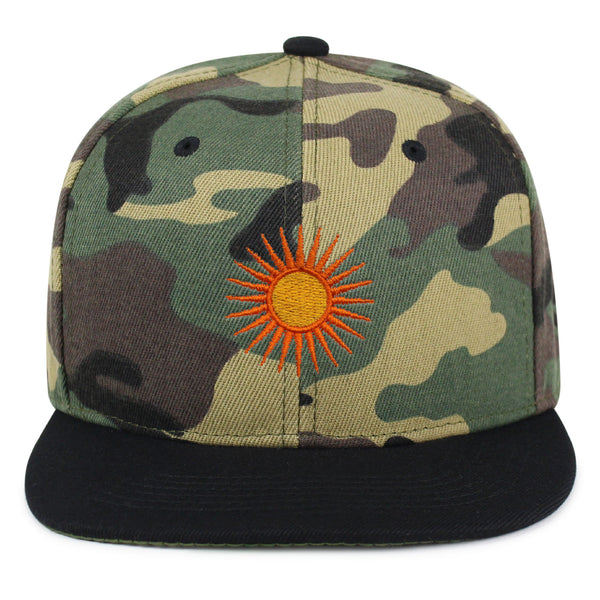 Sun Snapback Hat Embroidered Hip-Hop Baseball Cap Sunny Summer