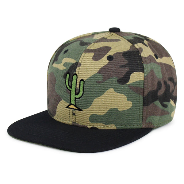 Cactus Snapback Hat Embroidered Hip-Hop Baseball Cap Desert Hot