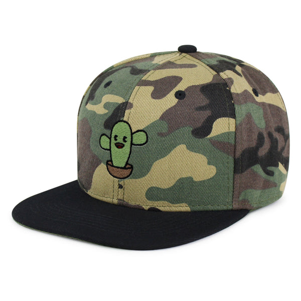 Cute Cactus Snapback Hat Embroidered Hip-Hop Baseball Cap Desert