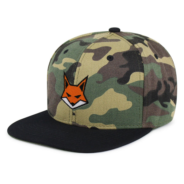 Fox Face Snapback Hat Embroidered Hip-Hop Baseball Cap Wild Animal