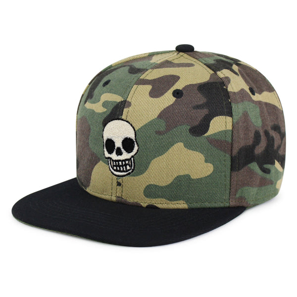 Skull Snapback Hat Embroidered Hip-Hop Baseball Cap Girly Halloween