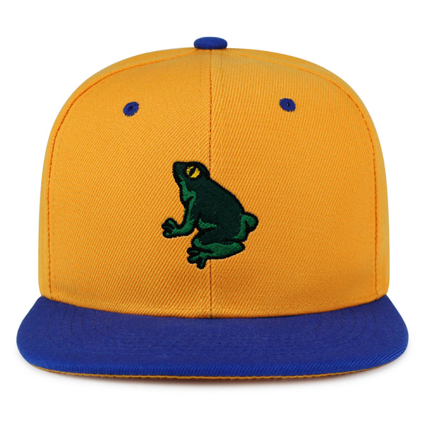 Frog Snapback Hat Embroidered Hip-Hop Baseball Cap Pond