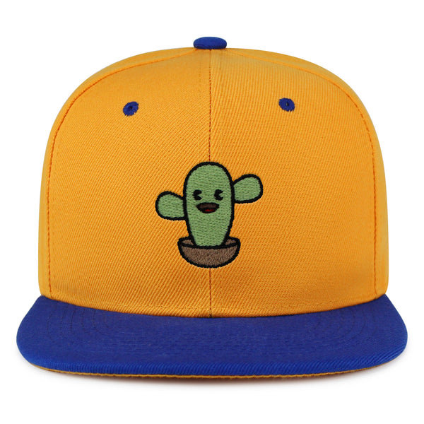 Cute Cactus Snapback Hat Embroidered Hip-Hop Baseball Cap Desert