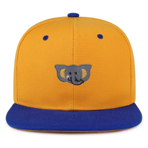 Elephant Snapback Hat Embroidered Hip-Hop Baseball Cap Zoo