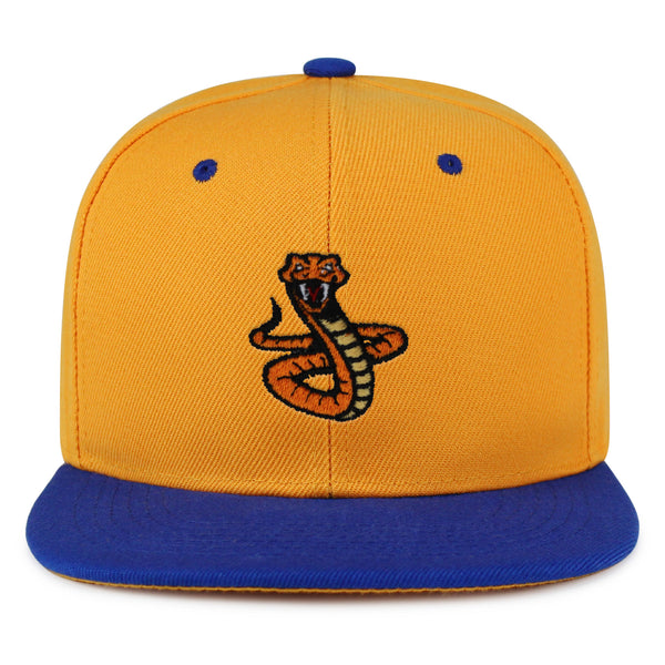 Rattlesnake Snapback Hat Embroidered Hip-Hop Baseball Cap Snake