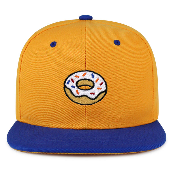 Donut Snapback Hat Embroidered Hip-Hop Baseball Cap Doughtnut Snack