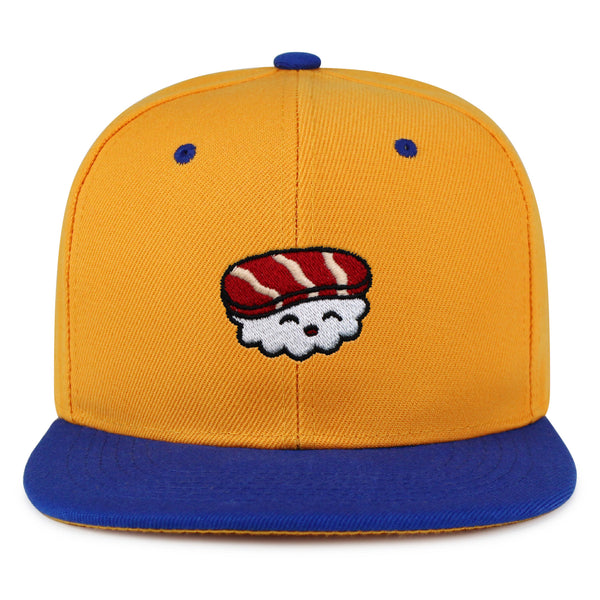 Sushi Snapback Hat Embroidered Hip-Hop Baseball Cap Sashimi Japanese