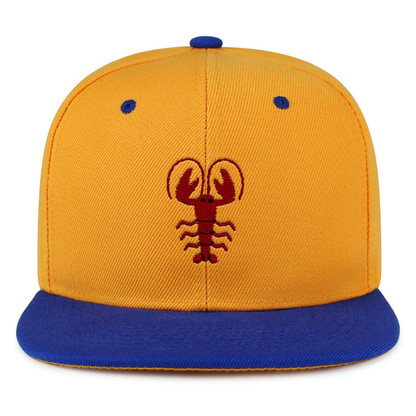 Lobster Snapback Hat Embroidered Hip-Hop Baseball Cap Shellfish Foodie