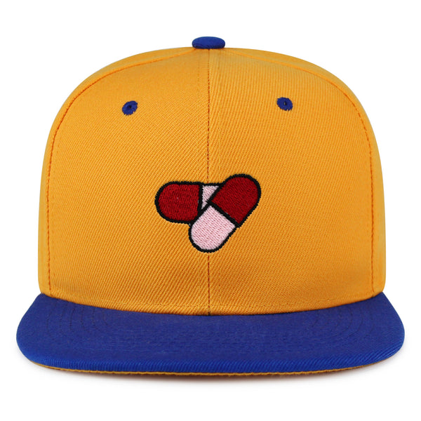 Pills Snapback Hat Embroidered Hip-Hop Baseball Cap Pharamacy Medication