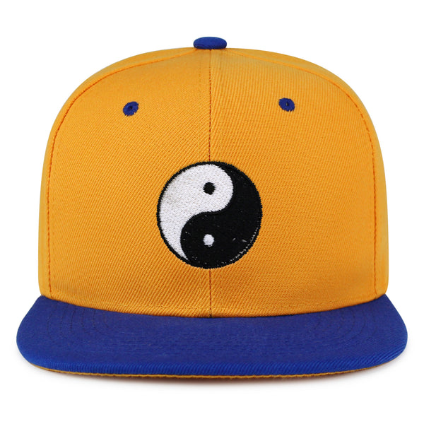 Ying Yang Snapback Hat Embroidered Hip-Hop Baseball Cap Asian Meditation