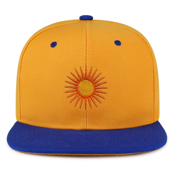 Sun Snapback Hat Embroidered Hip-Hop Baseball Cap Sunny Summer