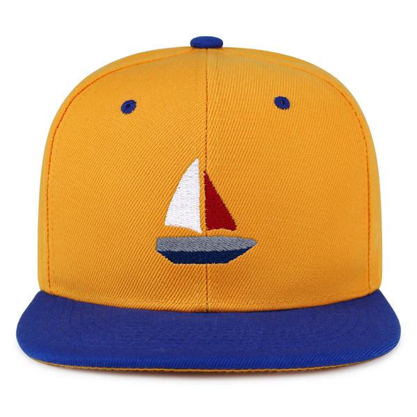 Cute Boat Snapback Hat Embroidered Hip-Hop Baseball Cap Sailor Ocean