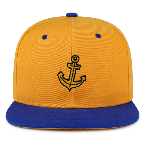 Anchor Snapback Hat Embroidered Hip-Hop Baseball Cap Boat Pirate