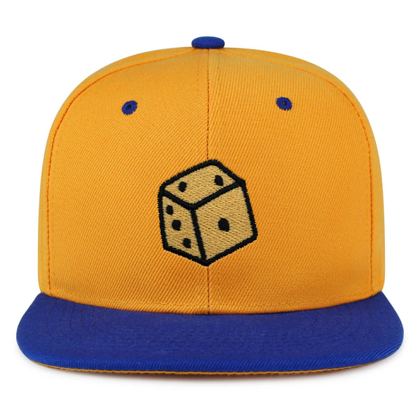 Dice Snapback Hat Embroidered Hip-Hop Baseball Cap Cute Board Game