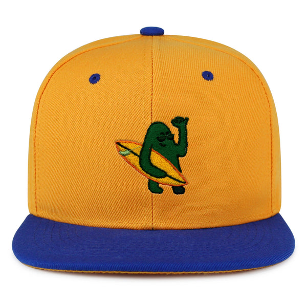 Hola Snapback Hat Embroidered Hip-Hop Baseball Cap Surfing Green