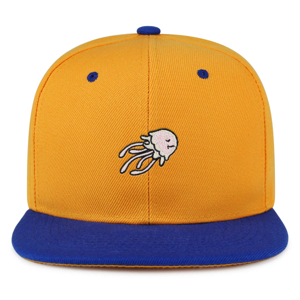 Jellyfish Snapback Hat Embroidered Hip-Hop Baseball Cap Fish Nature