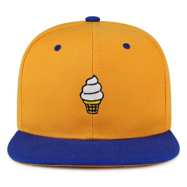 Ice cream Cone Snapback Hat Embroidered Hip-Hop Baseball Cap Cute