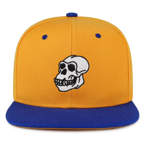 Gorilla Skull Snapback Hat Embroidered Hip-Hop Baseball Cap Skelton