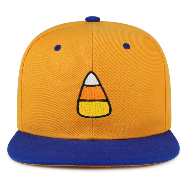 Candy Corn Snapback Hat Embroidered Hip-Hop Baseball Cap Snack Funny