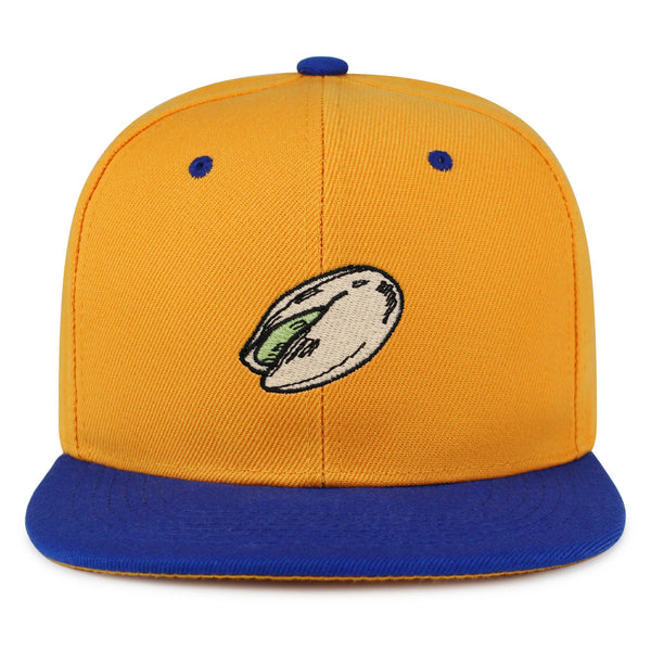 Pistachio Snapback Hat Embroidered Hip-Hop Baseball Cap Nut Funny