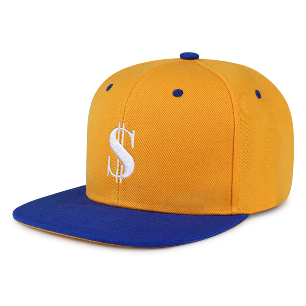 Dollar Sign Snapback Hat Embroidered Hip-Hop Baseball Cap Money Cash