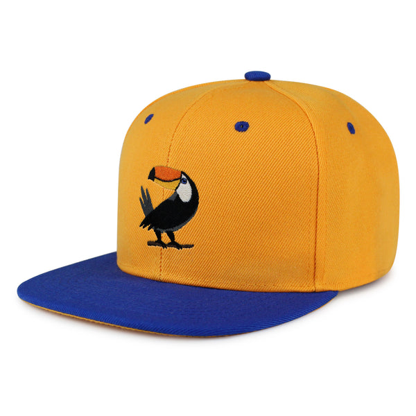 Toucan Snapback Hat Embroidered Hip-Hop Baseball Cap Bird Zoo