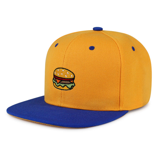 Hamburger Snapback Hat Embroidered Hip-Hop Baseball Cap Fast Food