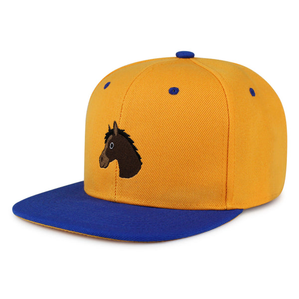 Horse Head Snapback Hat Embroidered Hip-Hop Baseball Cap Cowboy Zoo