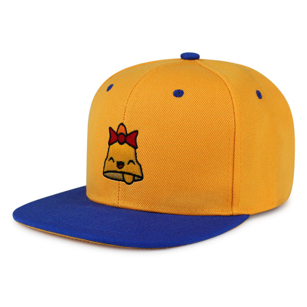 Bell Snapback Hat Embroidered Hip-Hop Baseball Cap Church Yellow