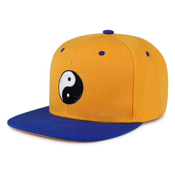 Ying Yang Snapback Hat Embroidered Hip-Hop Baseball Cap Asian Meditation