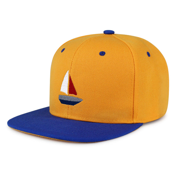 Cute Boat Snapback Hat Embroidered Hip-Hop Baseball Cap Sailor Ocean